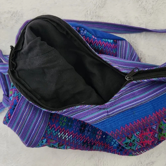 BOHO Stitched side satchel bag - Picture 5 of 9